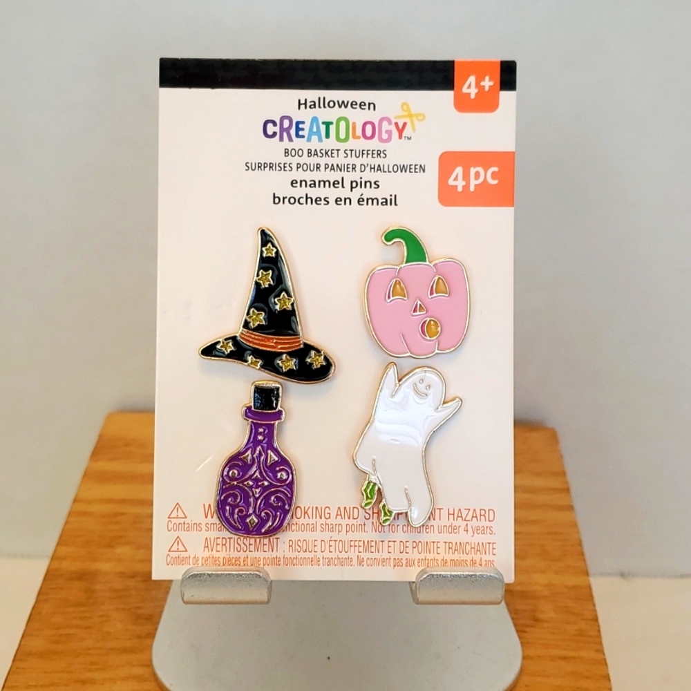 ⭐️Halloween Enamel Pins 4pc